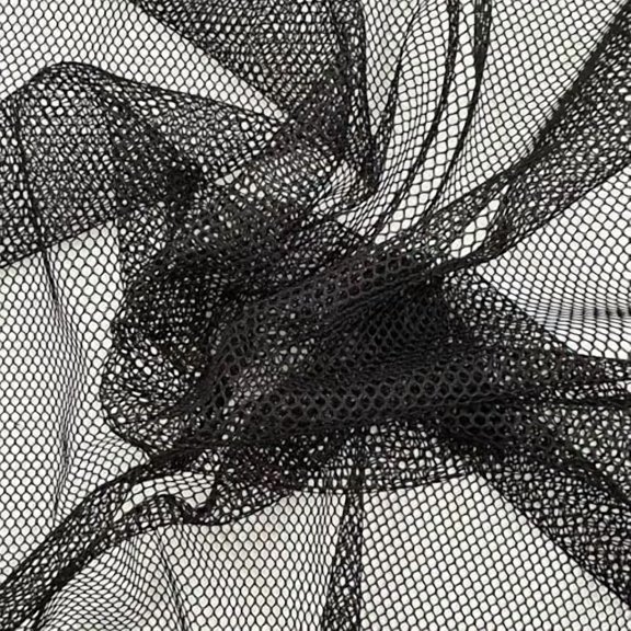 Weaving Net for Sew-In Weave, Soft Mesh Hair Net for Braiding & Hair Extensions, Black Weave Net for Wig Making, 49" x 37", 1 Pack