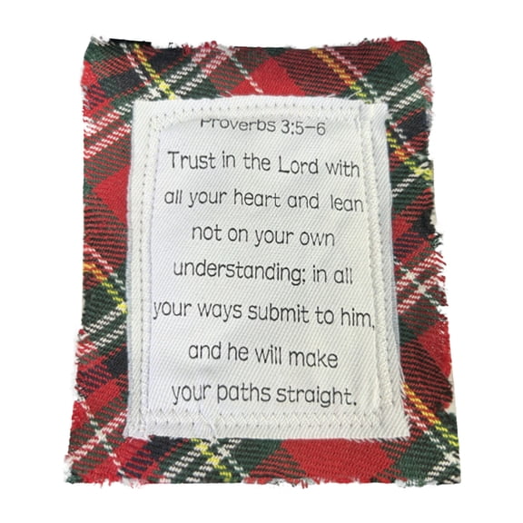 Weaving Pocket Prayer Quilt Handmade Mini, Individually Sewn Colorful, Wooden Center Detail, Unique Sympathy Remembrance, Comforting Gift for Loved Ones