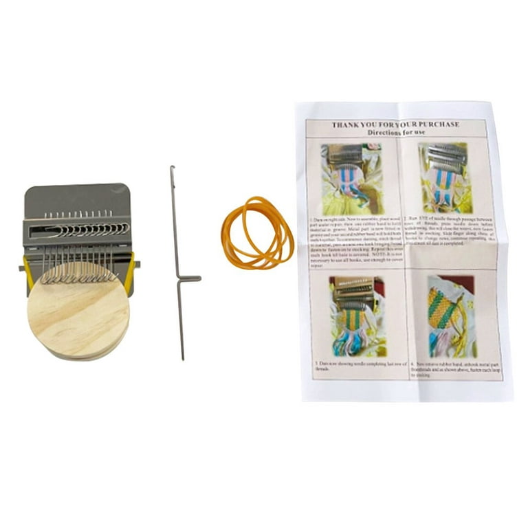 Weaving Small Loom Wooden Loom Knitting Machine Home Fun Repair Loom Manual  DIY Weaving Art Darning Tools 
