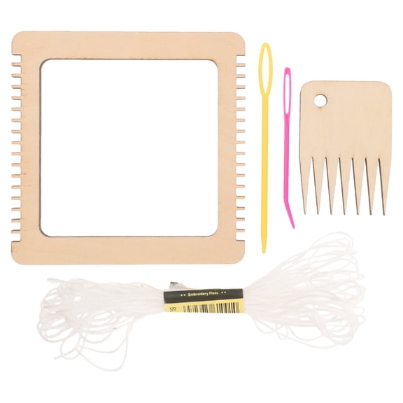 Hytrove Wood Weaving Kit 1 Set For Handcraft Diy Crafts Darning Design Arts
