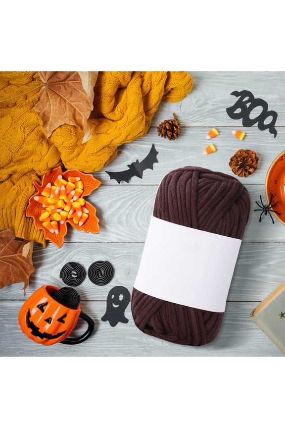 Weaving Yarn, Yarn for Crochet, 50g Milk-cotton Yarn, Hypoallergenic Craft Fiber for Newborn Photo Props & Nursery Knits, Shower Gift, Machine-wash, T-shirt Yarn for Crochet, UKHBMC | D, D