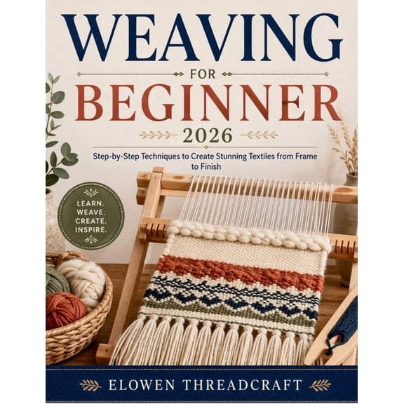Weaving for Beginner 2026: Step-by-Step Techniques to Create Stunning Textiles from Frame to Finish, (Paperback)