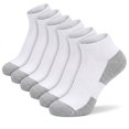 thumbnail image 1 of Weavra Ankle Socks, Performance Cushion Men’s Socks, 6-Pc Comfort Low Cut, 1 of 5