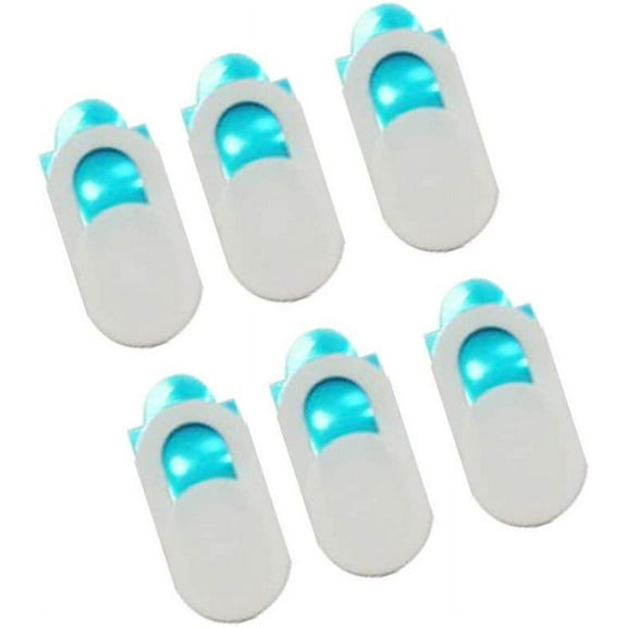 Web Cam Web Cam Webcam Cover Slider Slim Web Camera Blocker Laptop Privacy Cover Phone Shutter Protective Sticker Plastic Stalker Blocker for Tablet 6pcs (White) Pc Laptop Computer Camera