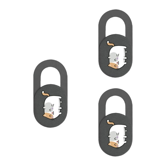 Web Camera Privacy Protector Sticker Phone Camera Covers Slide Kitten Camera Covers Protect Your Security