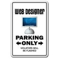 thumbnail image 1 of Web Designer Aluminum Sign | Indoor/Outdoor | Funny Home Décor for Garages, Living Rooms, Bedroom, Offices | SignMission Geek Site Mac Gift Sign Wall Plaque Decoration, 1 of 4