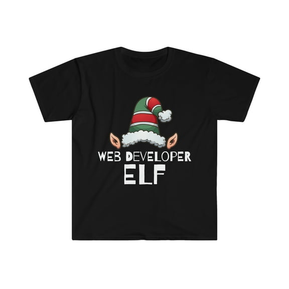 Web Developer Elf Christmas Holidays Xmas Elves
