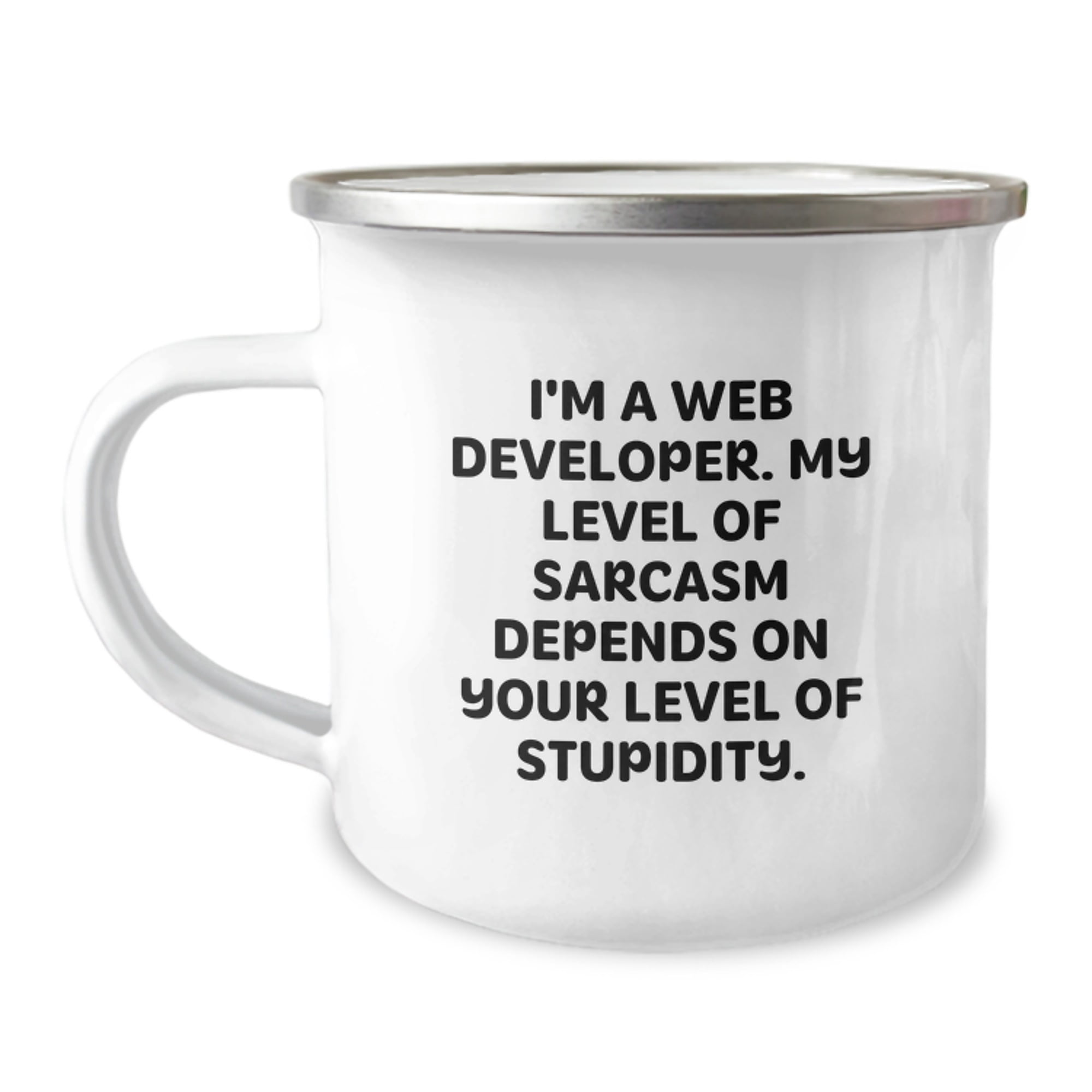 Web Developer Gifts Funny Quote Camping Mug for Graduation from Friends ...
