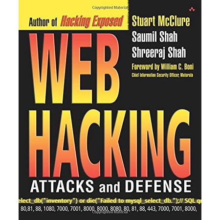 Pre-Owned Web Hacking: Attacks and Defense (Paperback) by Stuart McClure Saumil Shah Shreeraj Shah