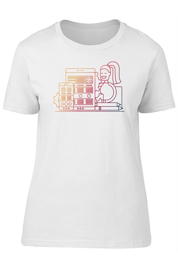 Web Page Optimization Lady Tee Women's -Image by Shutterstock