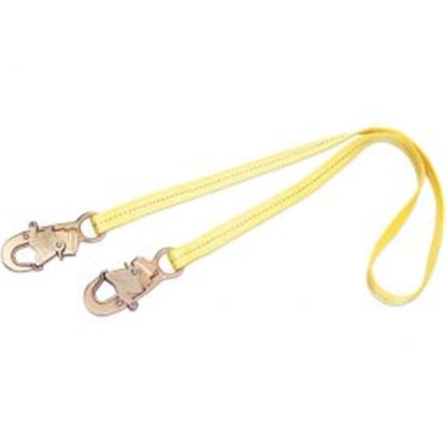 Web Positioning Lanyard, 3 ft. - 310 lbs, Yellow