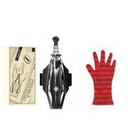 Web Shooter Toy Set Superhero Wrist Launcher Glove Suction Cups Magnets Retractable String Cosplay Party Favors Toy