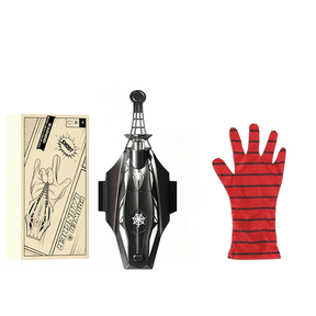 Web Shooter Toy Set Superhero Wrist Launcher Glove Suction Cups Magnets Retractable String Cosplay Party Favors Toy