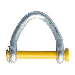 5/16 X 6FT GRADE 70 J HOOK TOW DOLLY AXLE WRECKER TIE DOWN SLING SHACKLE  CLEVIS