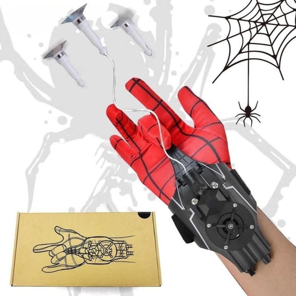 Web String Blaster Toy Realistic Simulated Spider Web Emitter Black