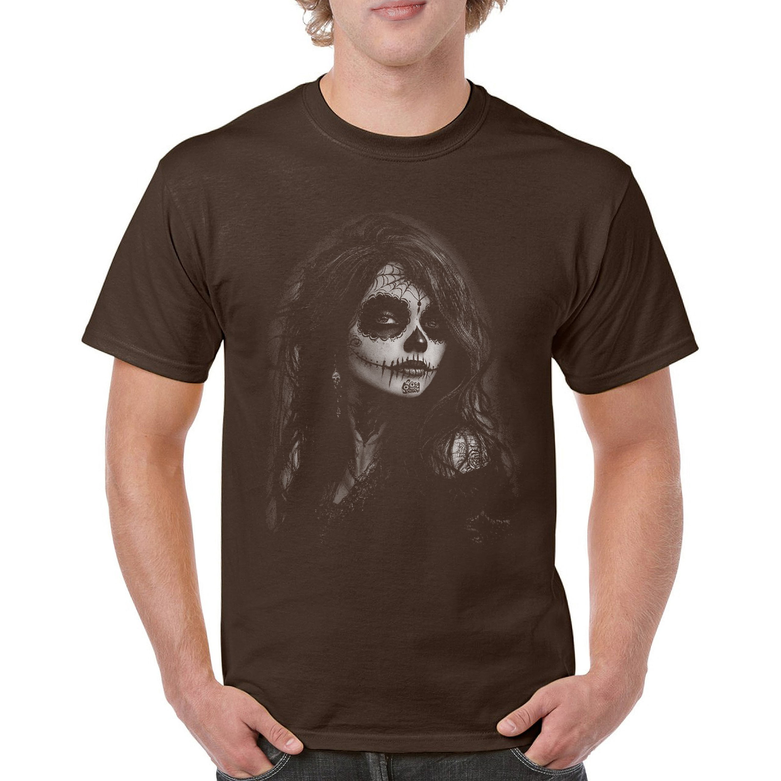 ROCKABILLY TATTOO Mexican Style Dia De Los Muertos PinUp T-Shirt *1021 EUR 16,90 - DE