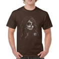 thumbnail image 1 of Web Sugar Skull T-shirt Black White Monochrome Gothic Beauty Elegant Day of the Dead Dia de Los Muertos Men's Tee, 1 of 7