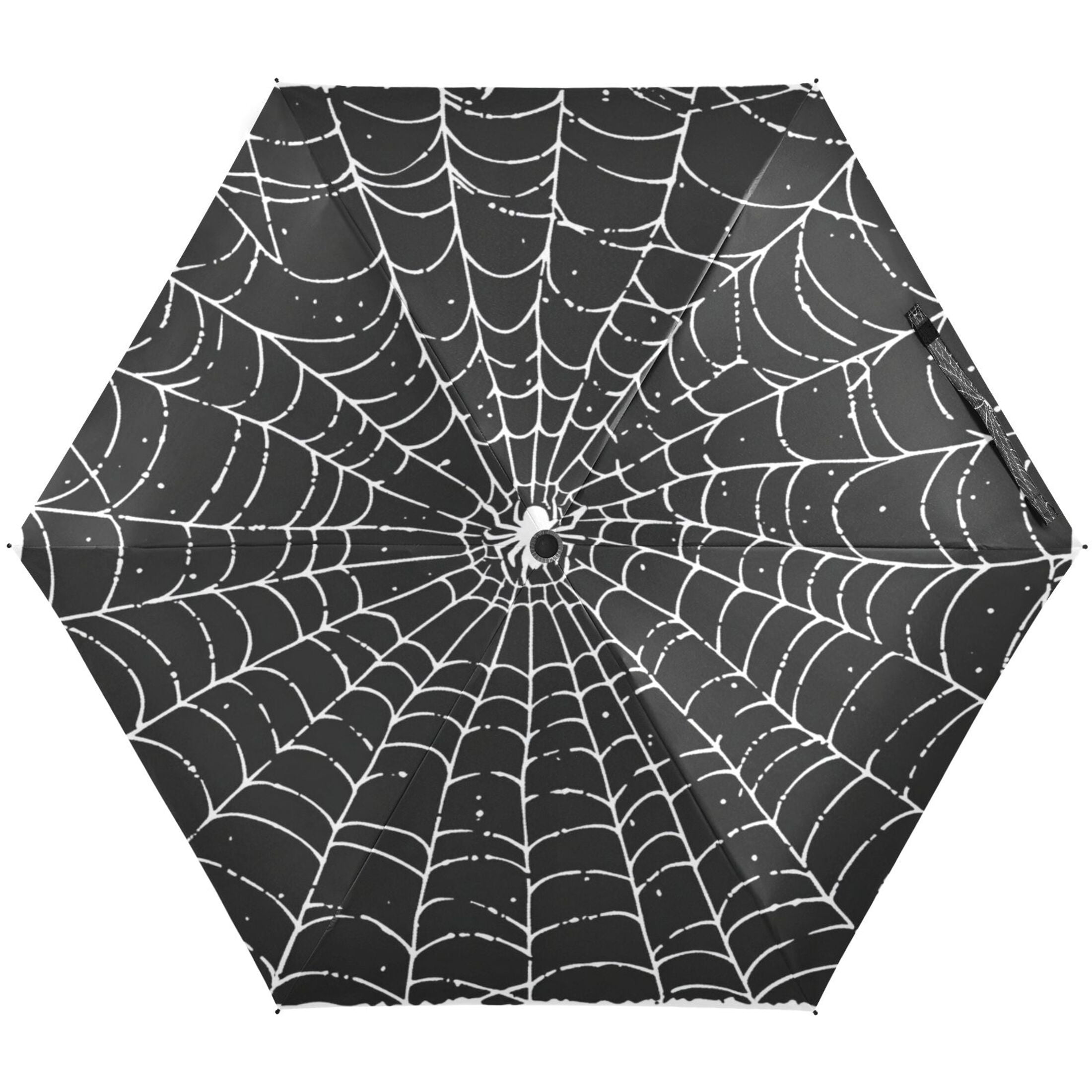 Web Umbrellas for Sun Auto Open Close UV50+ Waterproof 5-Fold Compact Fiberglass Frame