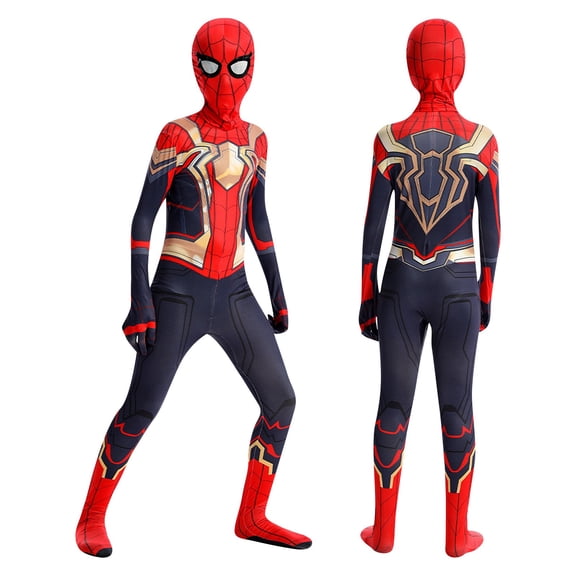 Web Warrior Costume Grils Halloween Costume for Halloween Parade Cosplay Watermelon Red 150