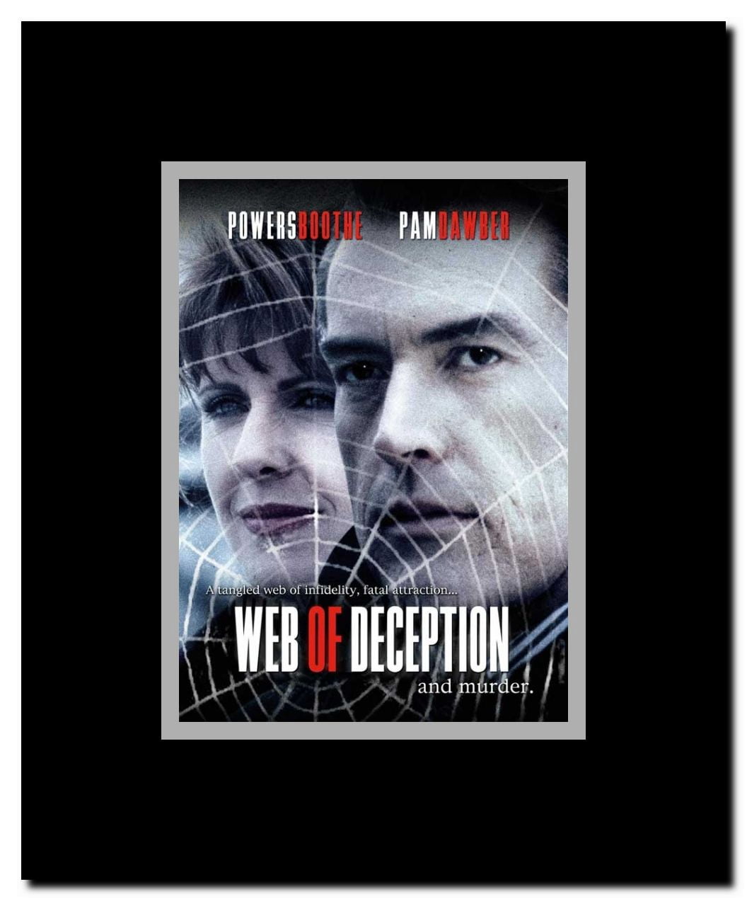 Web of Deception (TV) Framed Movie Poster