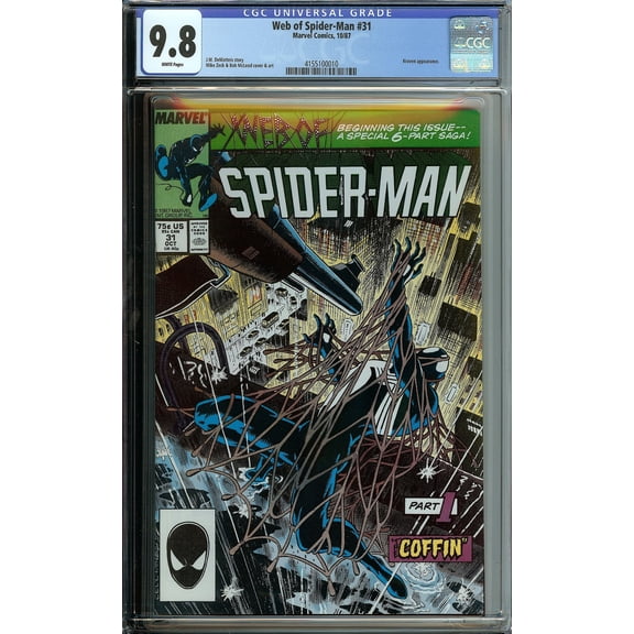 Web of Spider-Man #31 - CGC 9.8 Comic Book
