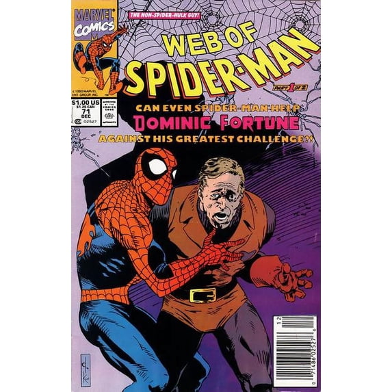 Web of Spider-Man, The #71 (Newsstand) VF ; Marvel Comic Book