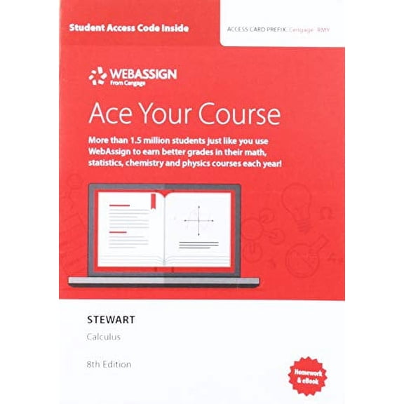 WebAssign Printed Access Card for Stewart's Calculus, 8th Edition, Multi-Term, 9781337771429, Paperback, 8