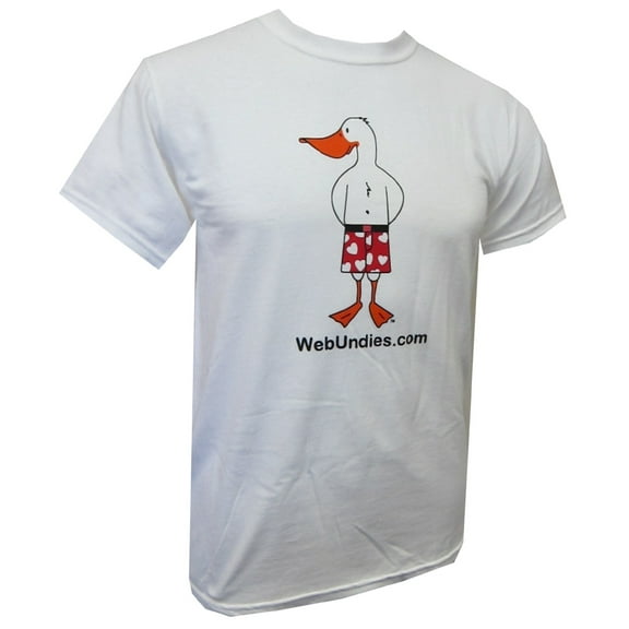 WebUndies Boys WebUndies Youth Short Sleeve Logo Tee Front and Back (Small)