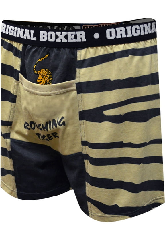 Mens Crouching Tiger in Your Shorts Boxer Shorts (Small)