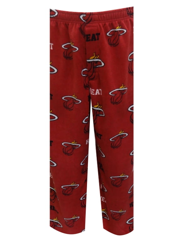 Mens Miami Flaming Basketballs Big Guys Fleece Lounge Pants (2X)