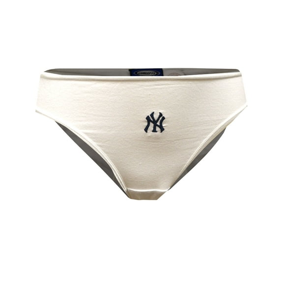 WebUndies Womens I Love New York Baseball Ladies White Panty (Small)