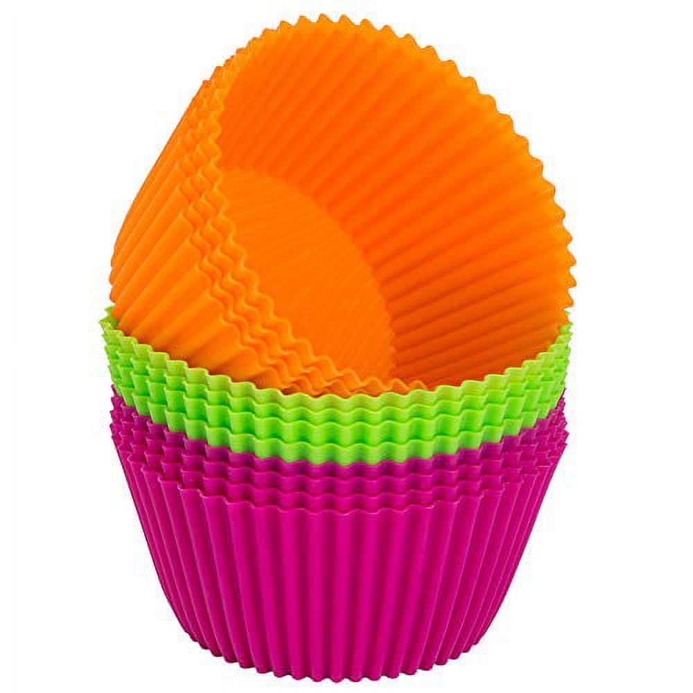 Webake Silicone Baking Cups 4.3 Inch Jumbo Reusable Cupcake Liners Mold