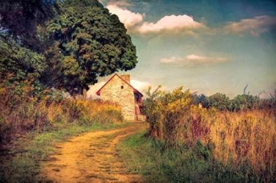 Webb Farm House Canvas Art - John Rivera (24 x 36)