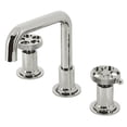 thumbnail image 1 of Webb Widespread Bathroom Faucet with Push Pop-Up, Polished Nickel, 1 of 1
