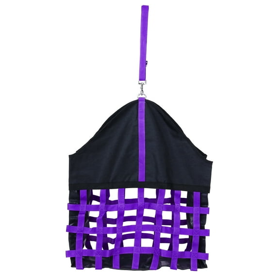 Webbed Nylon Slow Feed Hay Bag (Purple)