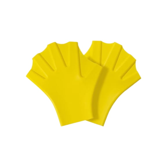 Webbed Swimming Gloves (1 Pair), Swimming Hand Paddles for Adult, Hand Flippers for Swimming, Silicone Swim Training Hand Fins Webbed Water Resistance Aid for Pool Training