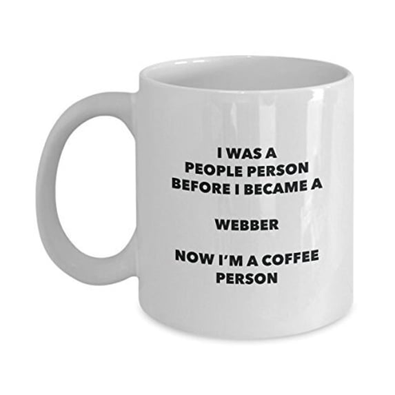 Webber Coffee Person Mug - Funny Tea Cocoa Cup - Birthday Christmas Coffee Lover Cute Gag Gifts Idea