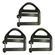 Webbing Buckle Hardware Fastener Replacement Release Buckles Clips for Outdoor Backpack Repairing Camping Luggage Straps 3pcs