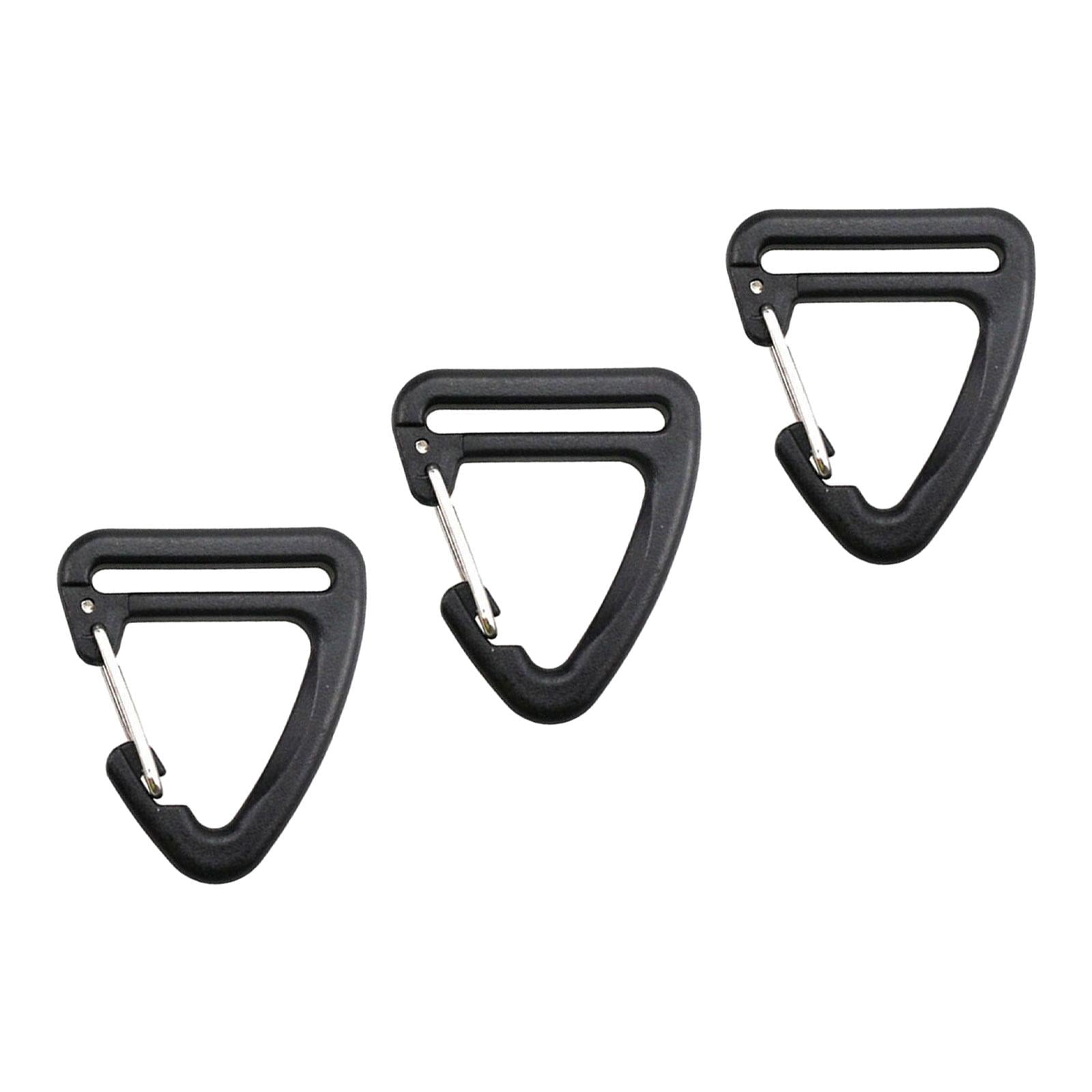 Webbing Strap Hook Black Webbing Connecting Clips For Luggage Bag 