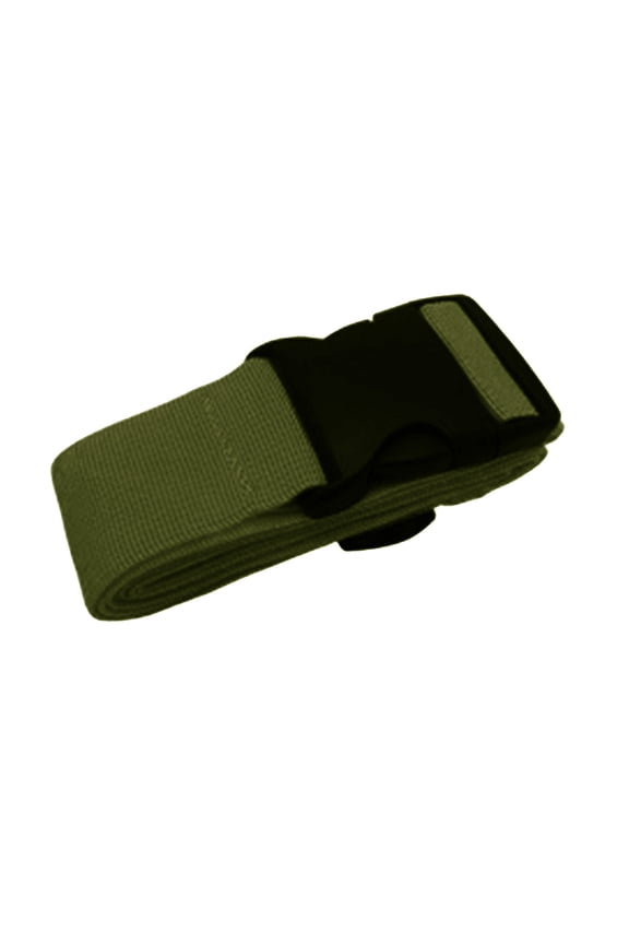 Webbing Strap for Backpacking Bag, Luggage, Camping, Hiking with Plastic Buckle, Heavy Duty Utility Sleep Bag Strap