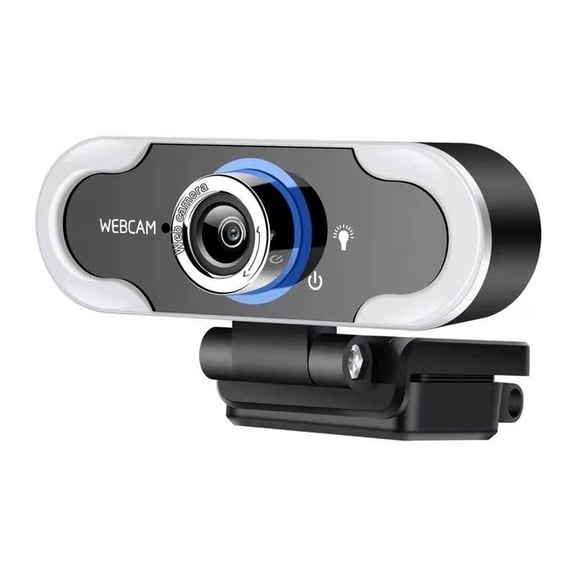 Webcam 1080P 2K Web Camera With Microphone Computer PC Web Cam For Live Broadcast Video Calling Conference Fill Light ,High Compatibility
