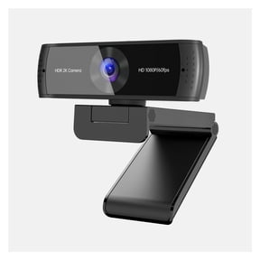 Webcam 1080P 60FPS 2K HDR Autofocus Web Camera With Dual Mics Cover Slide For Live Streaming Include Tripod ,Full Clarity