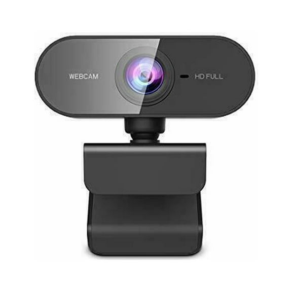 Webcam Auto Focusing Web Camera 1080P Full HD Cam Microphone for PC Laptop Youtube Voice Black