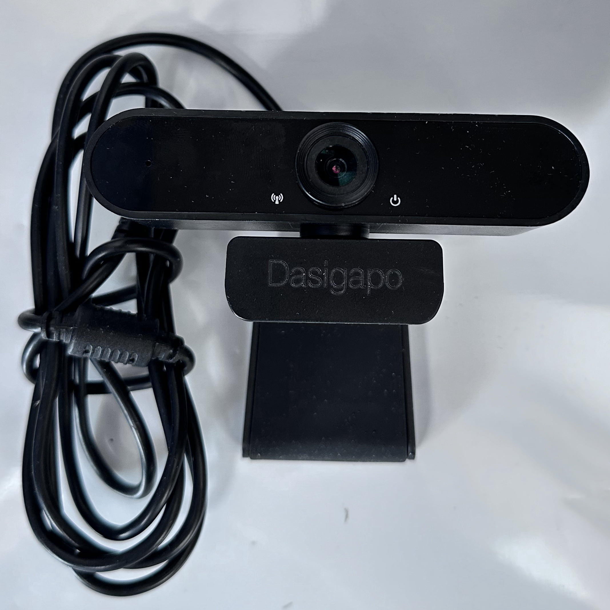Dasigapo Webcam, Autofocus, 73° View Angle, Computer Camera w/Privacy Cover and Microphone, 1080P HD Webcam for PC, Plug and Play USB Webcam for Video Calling/Zoom/Skype/Teams/Webex