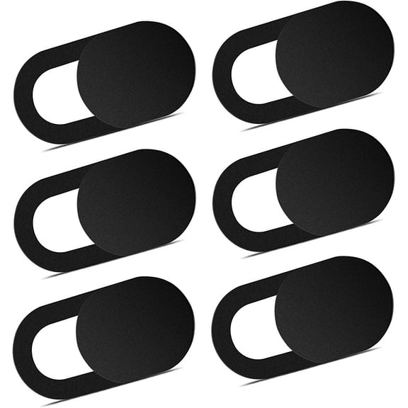 Webcam Cover 0.03in Ultra Thin (6 Packs), Web Camera Cover for Laptop, Desktop, PC, Macboook Pro, iMac, Mac Mini, Computer, Smartphone, Protect Your Privacy and Security, Strong Adhesive