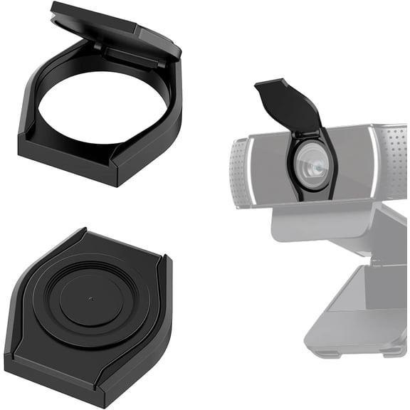 Webcam Cover, 2 Pack Desktop Computer External Webcam Lens Covers Shutter Cap Hood, Streaming Web Camera Privacy Cover Clip Compatible with Logitech HD Pro Web Cam C270/C615/C920/C930e/C922X