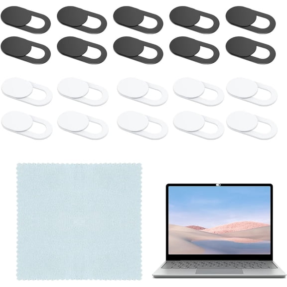 Webcam Cover for Laptop Camera Cover Slide,Camera Blocker Camera CoverSlide | 20 PCS Ultra Thin Phone Camera Covers for Laptops, Compatible with MacB iMac iPad MacB Pro Computer Laptop