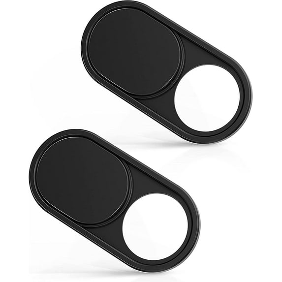 Webcam Cover Slide, 0.6mm Ultra-Thin Metal Web Camera Cover for MacBook Pro, MacBook Air, Laptop, iPad Pro, iMac, PC/Computer, Tablet, iPhone, Durable Privacy Covers 2 PACK