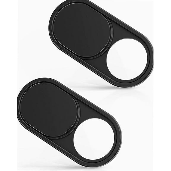 Webcam Cover Slide, 0.6mm Ultra-Thin Metal Web Camera Cover for MacBook Pro, MacBook Air, Laptop, iPad Pro, iMac, PC/Computer, Tablet, iPhone, Durable Privacy Covers 2 PACK