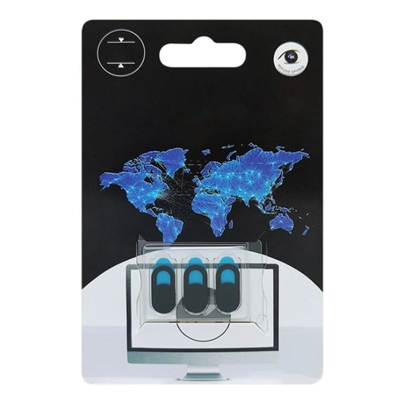 Webcam Cover Slide 3 Pcs, Ultra Thin Camera Cover Slide for Camera Privacy Cover Slide for Laptop/Cell Phone/iPad/PC/Tablet, Great for Protect Your Privacy and Security
